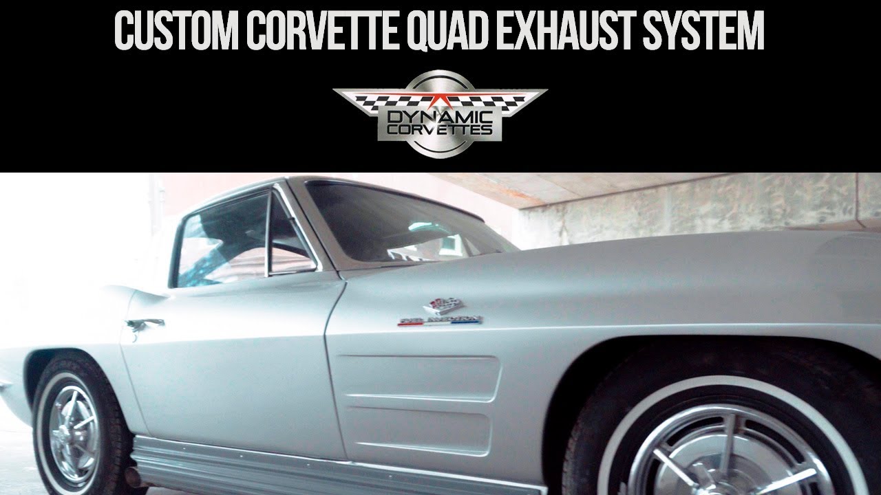 C2 Corvette Custom Quad Exhaust System : Now For Sale!