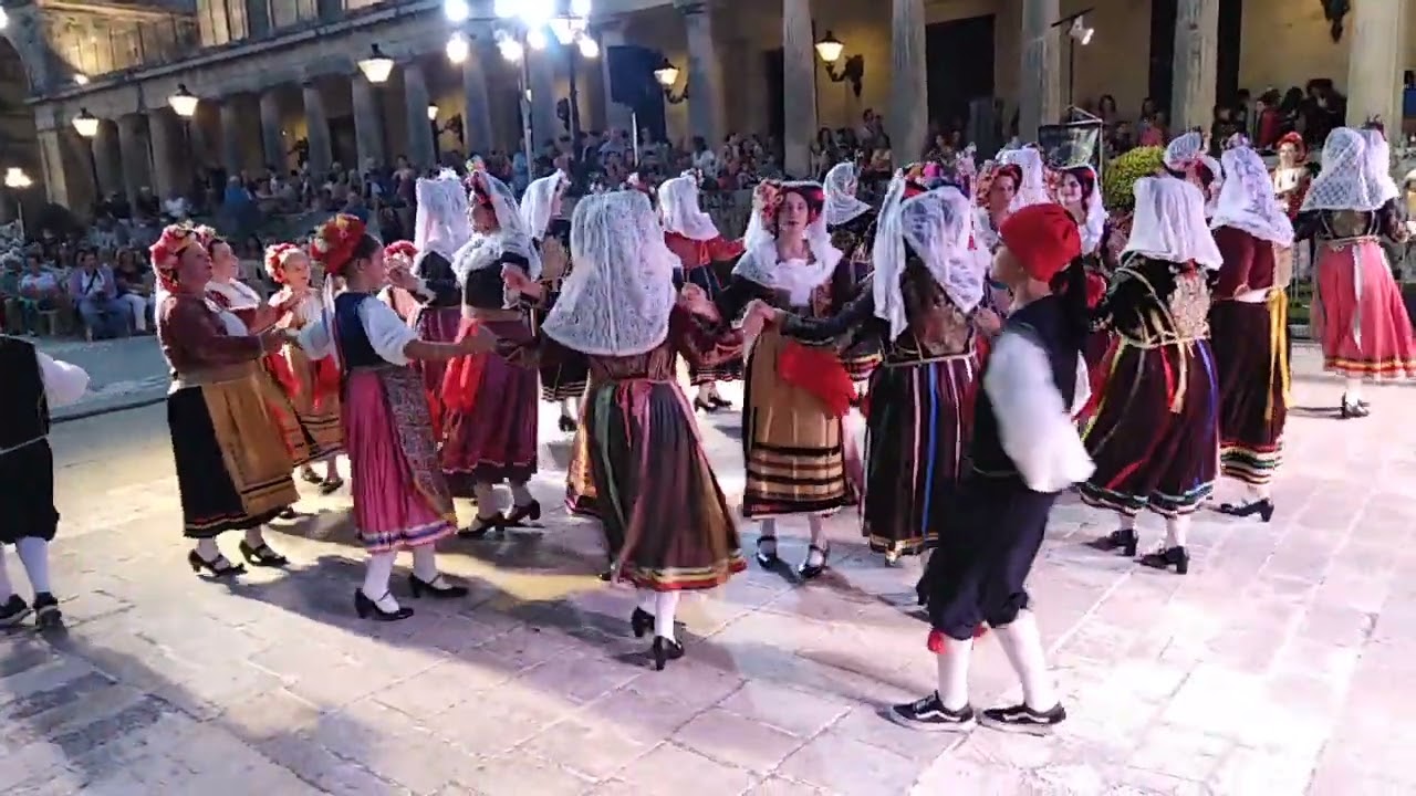 Ρούγα Κέρκυρας. Σινιές 2022 Sinies. Πολιτιστικός Σύλλογος Νυμφών. International folk dance meeting.