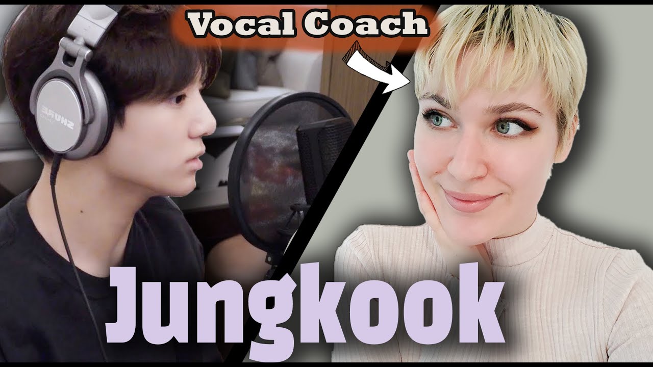 Vocal Coach Reacts to JUNGKOOK from BTS recording Euphoria in studio