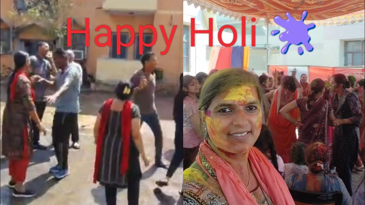 പഞ്ചാബിലെ ഞങ്ങളുടെ ഹോളി ആഘോഷം🫟🥰#holi #holispecial 