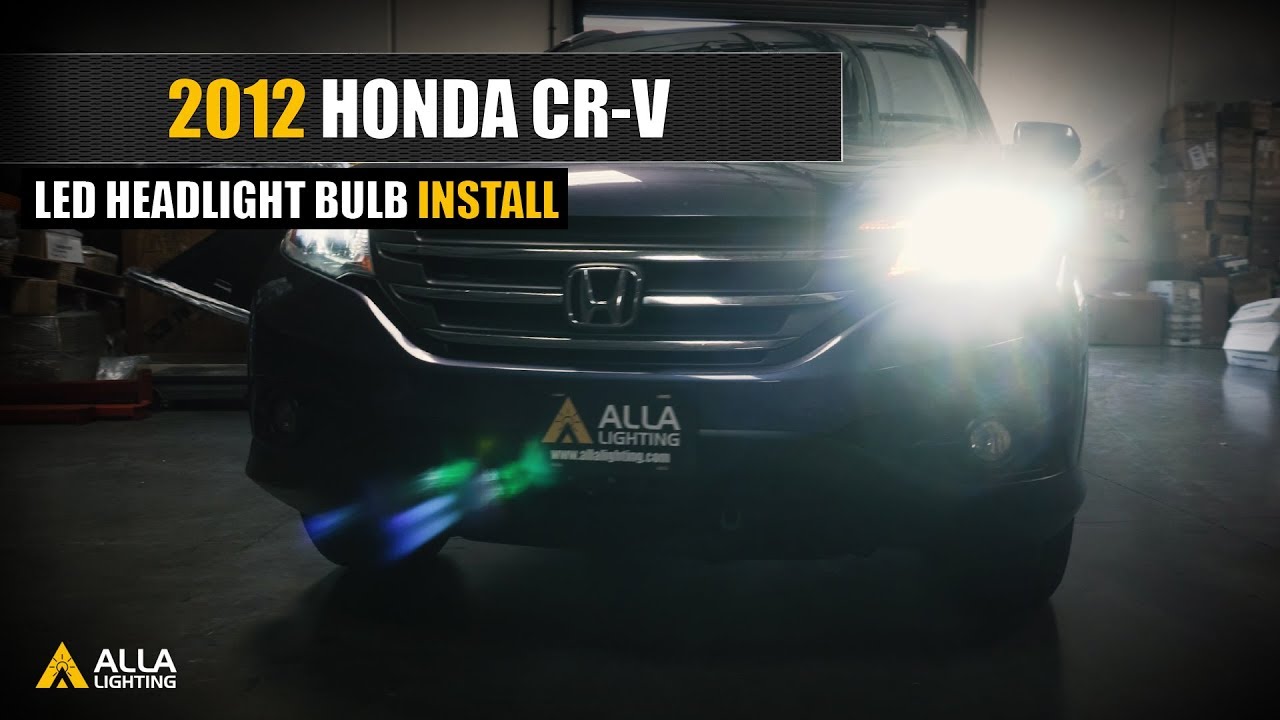 How To Replace 2007 - 2014 Honda CR-V Halogen Bulb w/ LED Headlight?