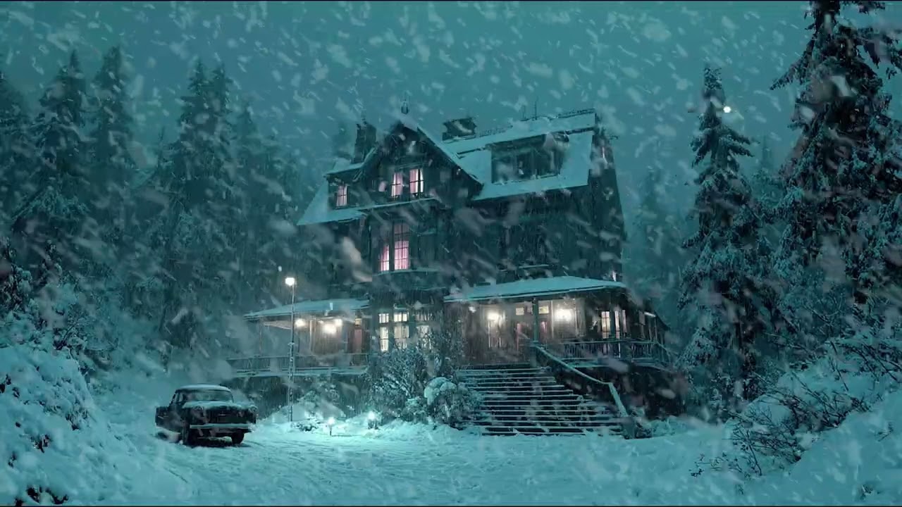 Peaceful Snowfall and Wind Sounds for Deep Sleep