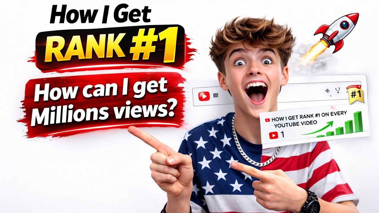 How I Get Rank #1youtube ranking tips on Every YouTube Video challenge 