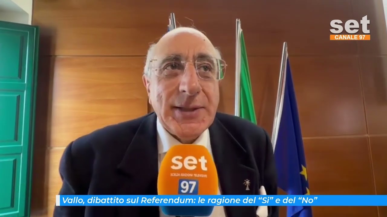 Vallo, dibattito sul Referendum: le ragione del “Si” e del “No”