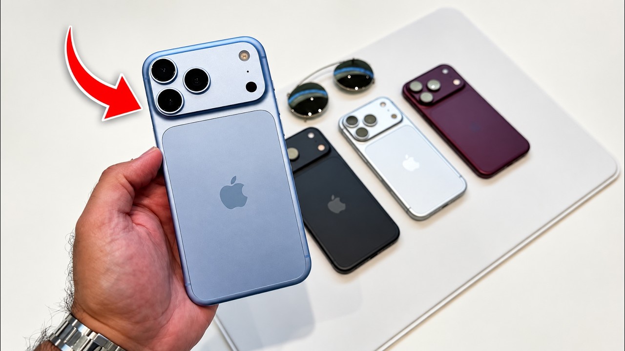 Обзор всех новых цветов iPhone 18 Pro