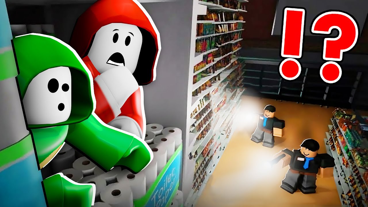 JJ and Mikey SURVIVE 100 DAYS in SCARY MARKET?! Trapped in MEGA STORE - Maizen Roblox