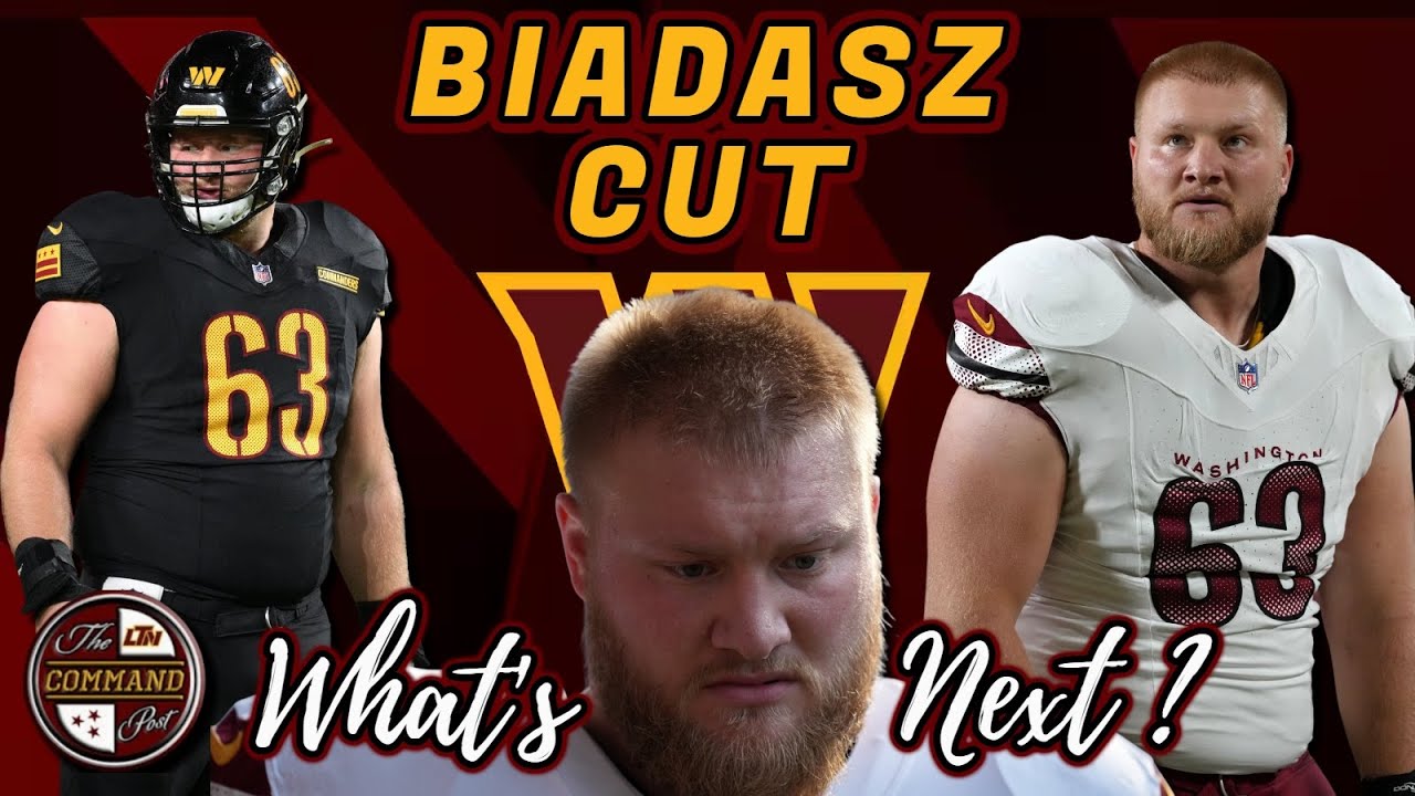 Commanders Cut Veteran Center Tyler Biadasz❗Why Was This Done, How Much Do They Save? & What's Next?