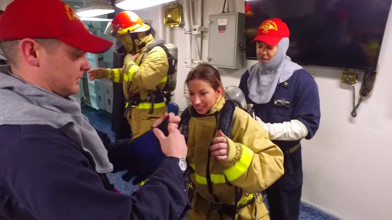 Web Extra: Navy Firefighting