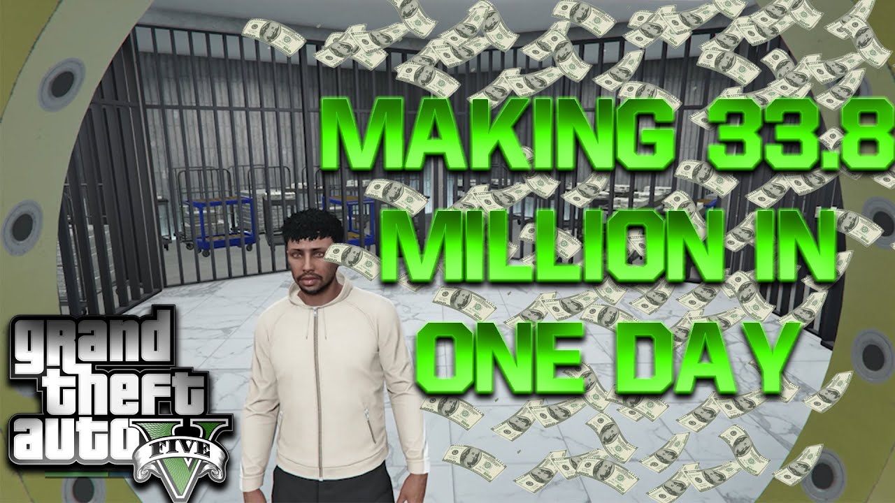GTA ONLINE MAKING 33.8 MILLION IN ONE DAY !!!!