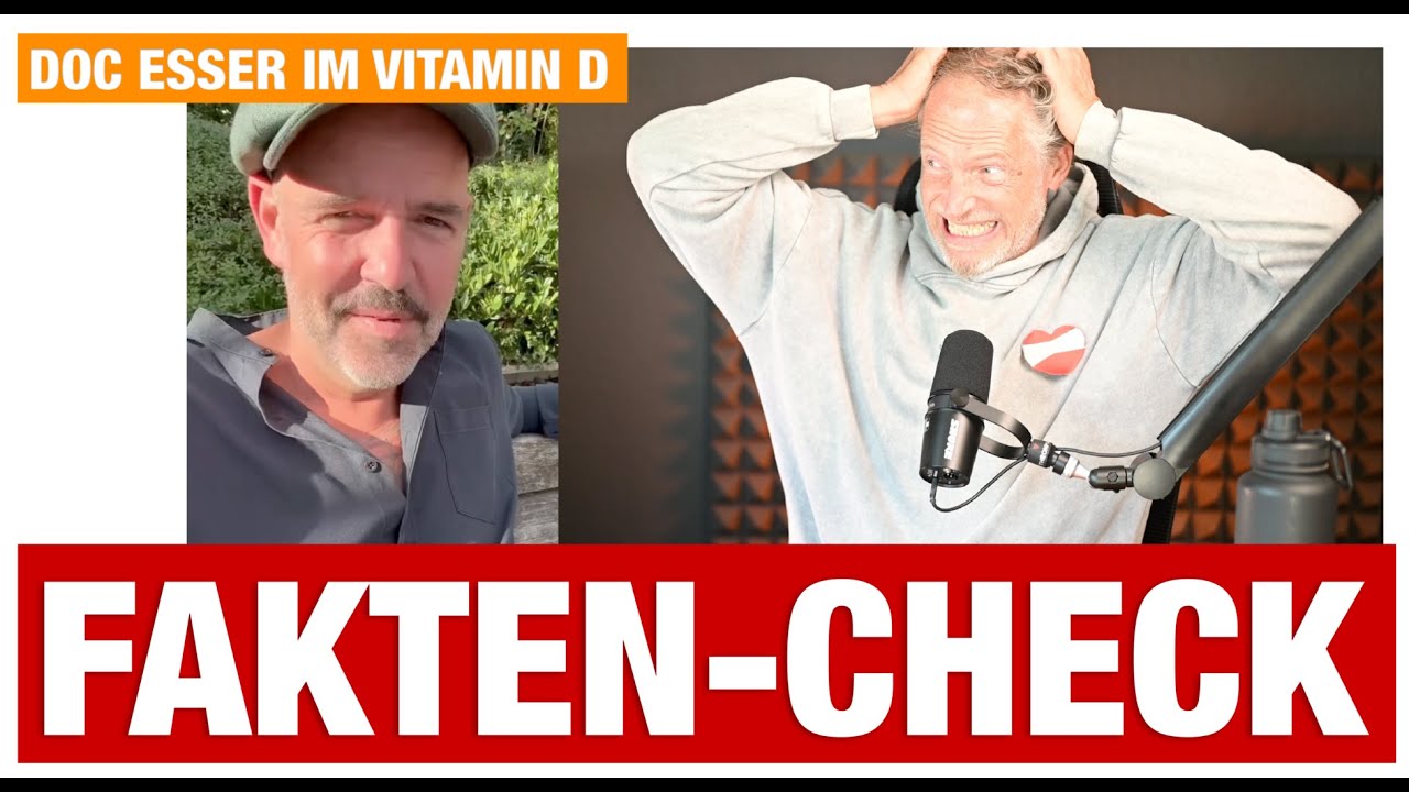 Vitamin D unter Beschuss &ndash; Fakten vs. Meinung (Doc Esser im Check) ❤️&zwj;🩹