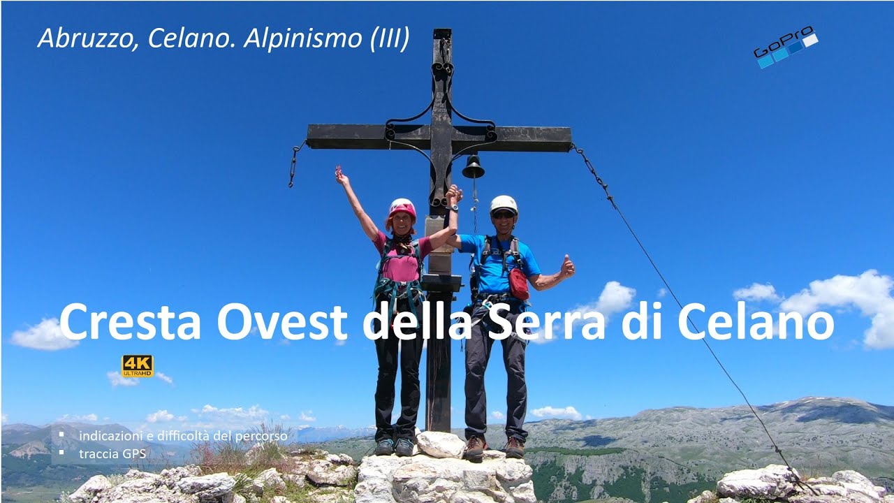 Cresta Ovest della Serra di Celano. Abruzzo, Celano. Alpinismo III
