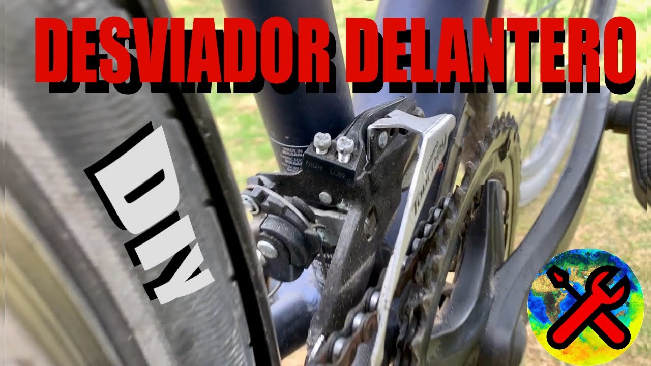 Como ajustar el desviador delantero de tu bici🚴‍♂️🔧#bicicleta