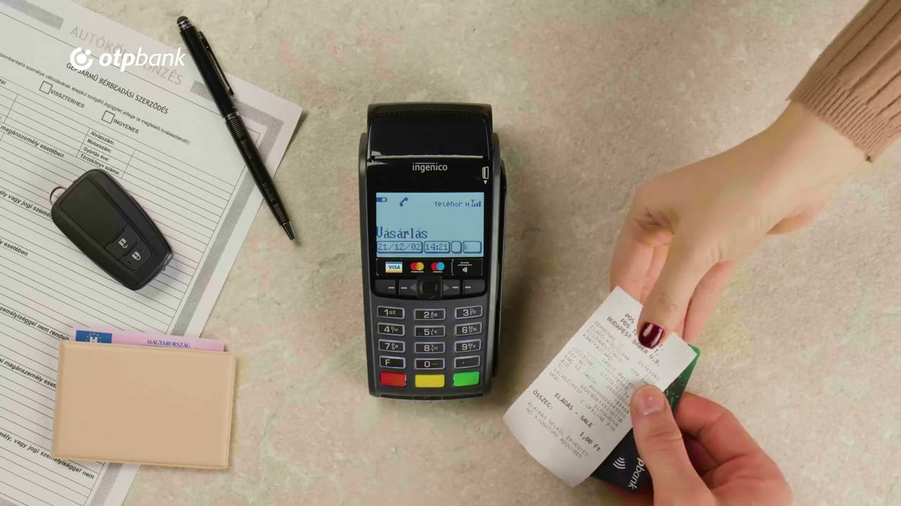 OTP Bank – POS-terminál útmutató (Ingenico ICT, IWL)
