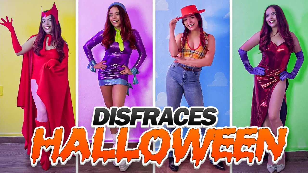 ME PROBÉ TODOS ESTOS DISFRACES PARA HALLOWEEN !!!