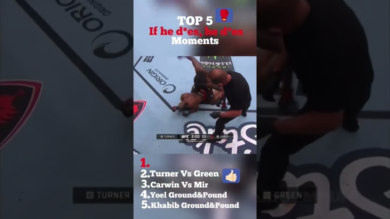 UFC top 5 ya bırak ya da öl 