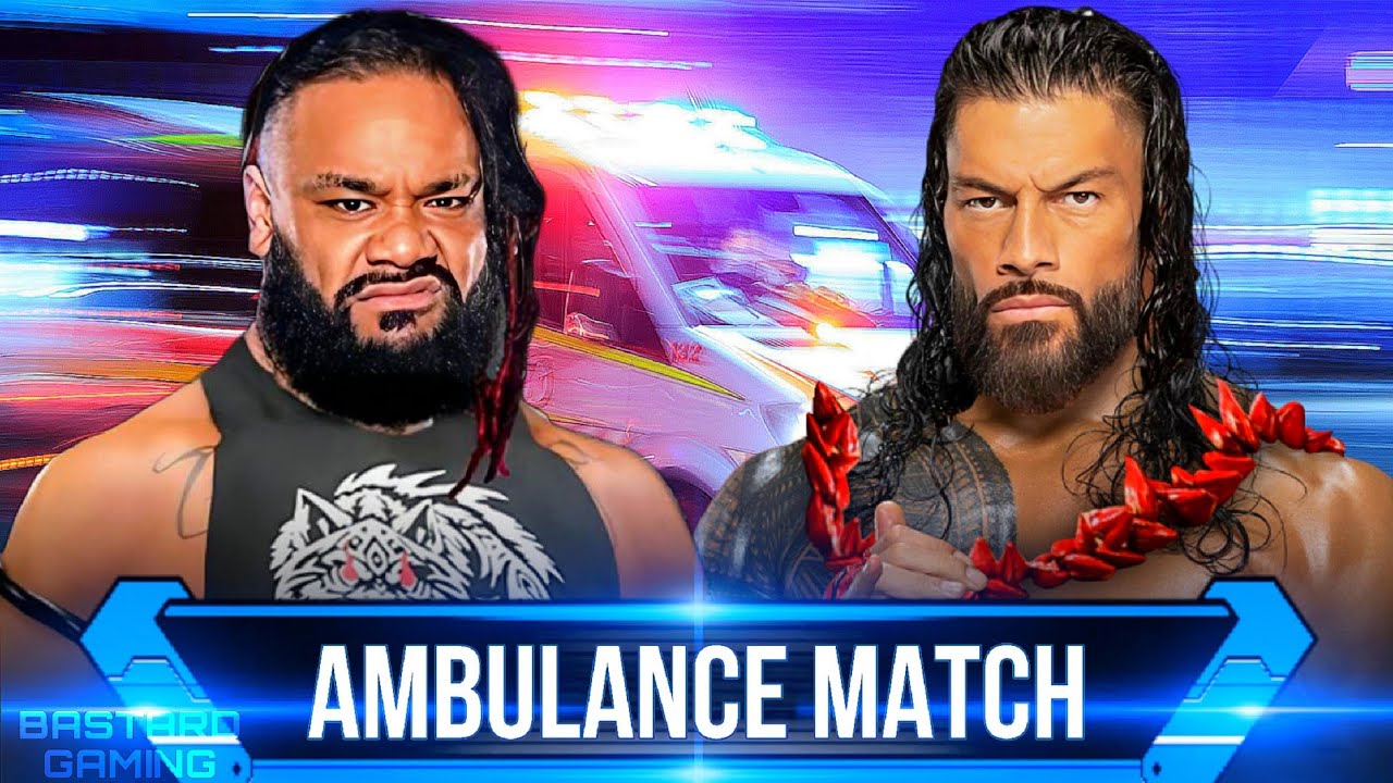 WWE 2K24 | Ambulance Match - Jacob Fatu VS Roman Reigns | Survivor Series