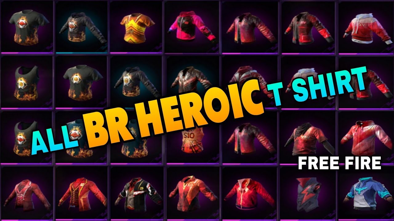 Футболка FREE FIRE ALL RANK HEROIC || Футболка FREE FIRE ALL RANK || Футболка FREE FIRE ALL RANK