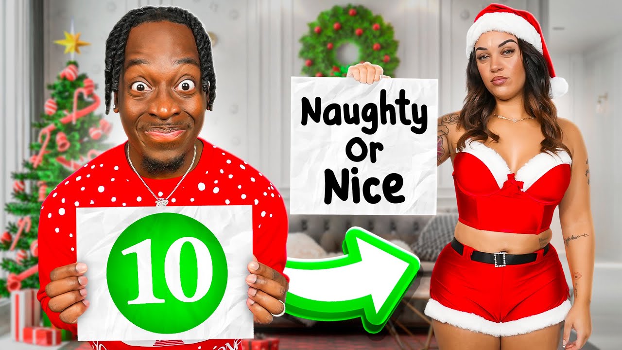 HUSBAND RATES MY CHRISTMAS COSTUMES!