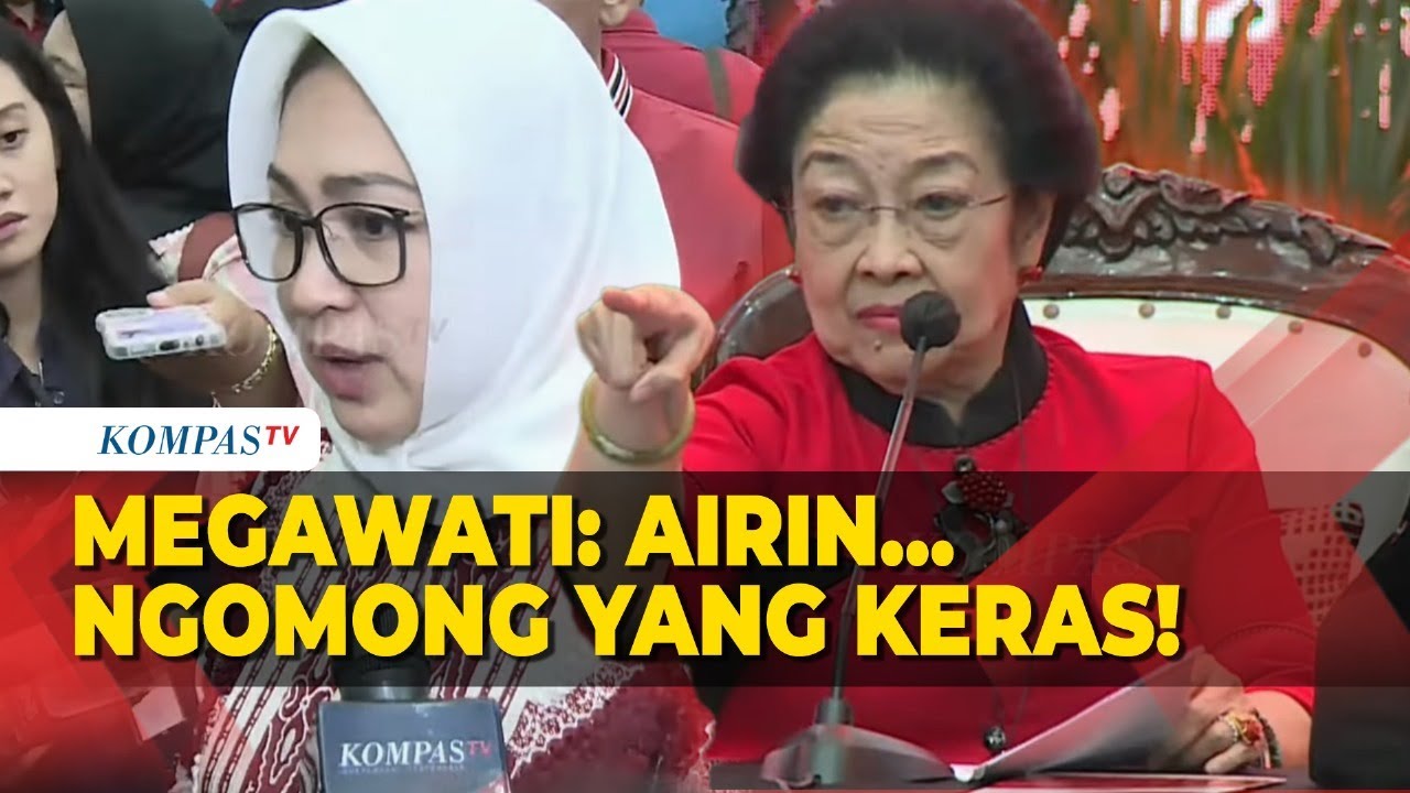 Momen Megawati Tunjuk Airin: Ngomong yang Keras, Kalau Sudah Masuk PDIP!