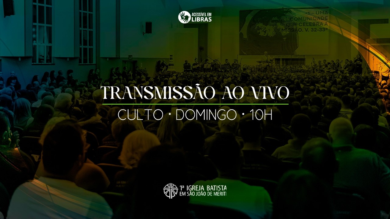 CULTO DA MANHÃ - 15/03/2026, às 10H00 - #pibsjmonline