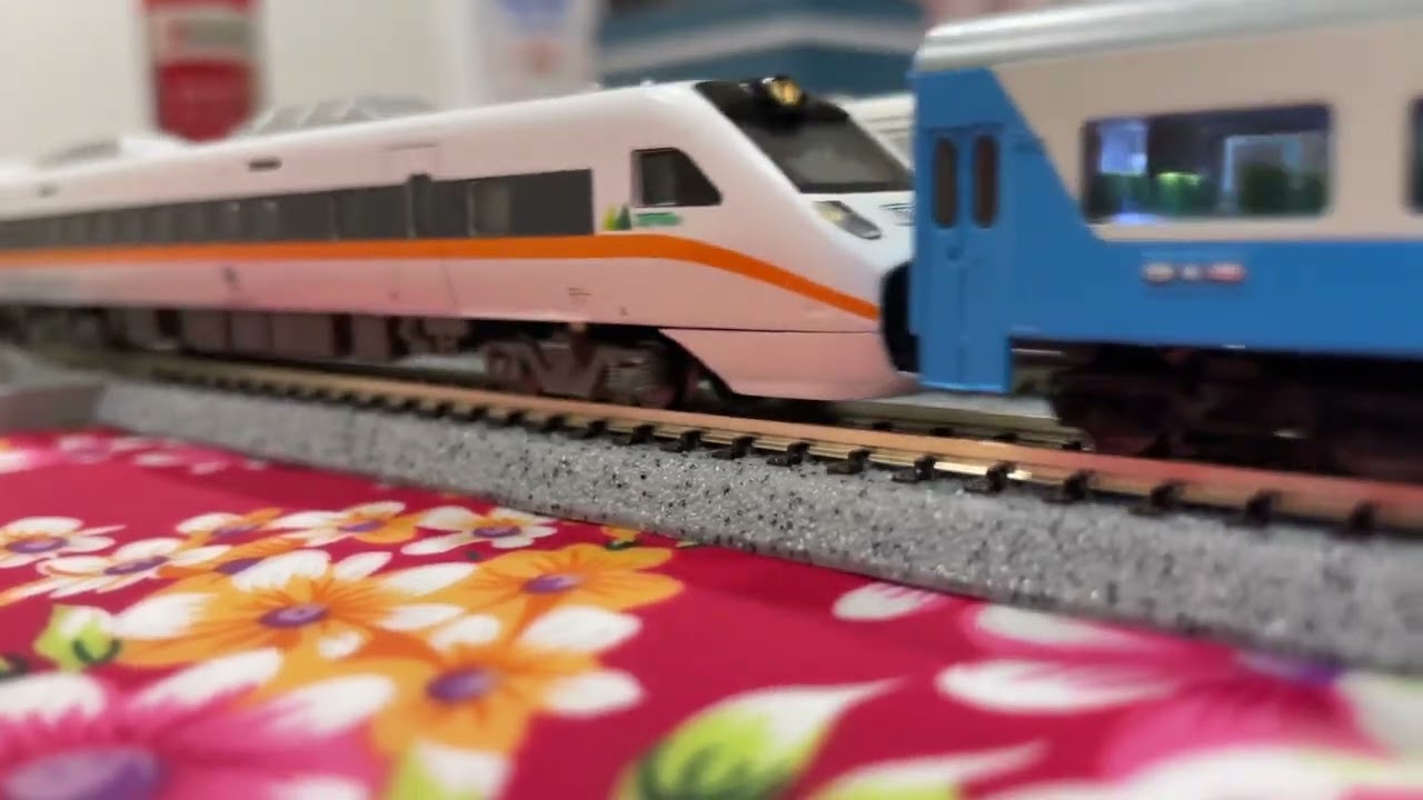 N規 E312拖R123+復興號+太魯閣車頭短電力配組。