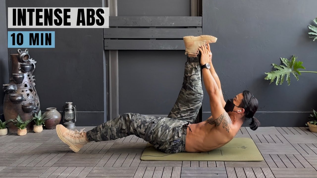 10 Min INTENSE ABS WORKOUT ROUTINE | Toned Abs & Belly Fat Burn