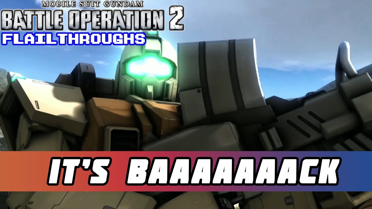 Gundam Battle Operation 2: Rob Hasn't Played The GM Ground WR Since GBO1 And It's In This Sit Bat!