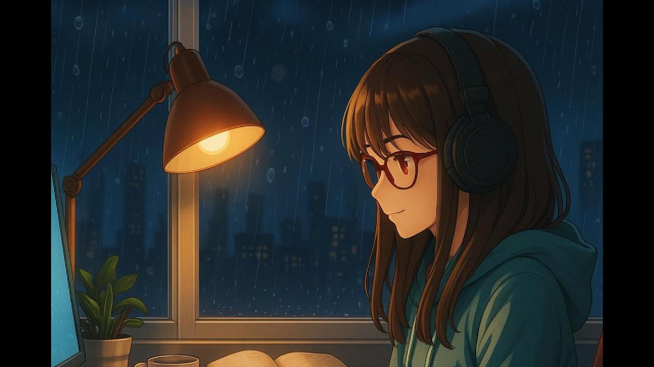 Rainy Coding Night — 1 Hour of Cozy Lofi Beats for Focus & Productivity