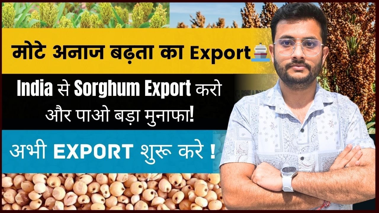 Sorghum Export from India | मोटे अनाज का Export बहुत ज्यादा | Billion Dollar Market 💰