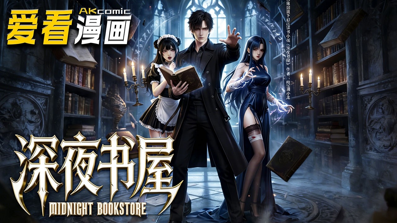 🔥【新番全集来袭】《深夜书屋》 重生拒过劳！周泽接手深夜小店，竟撞上奇葩天团：暴力女仆要养成，精致道士爱搞怪！#爽文 #恋爱 #爱看漫画 #重生