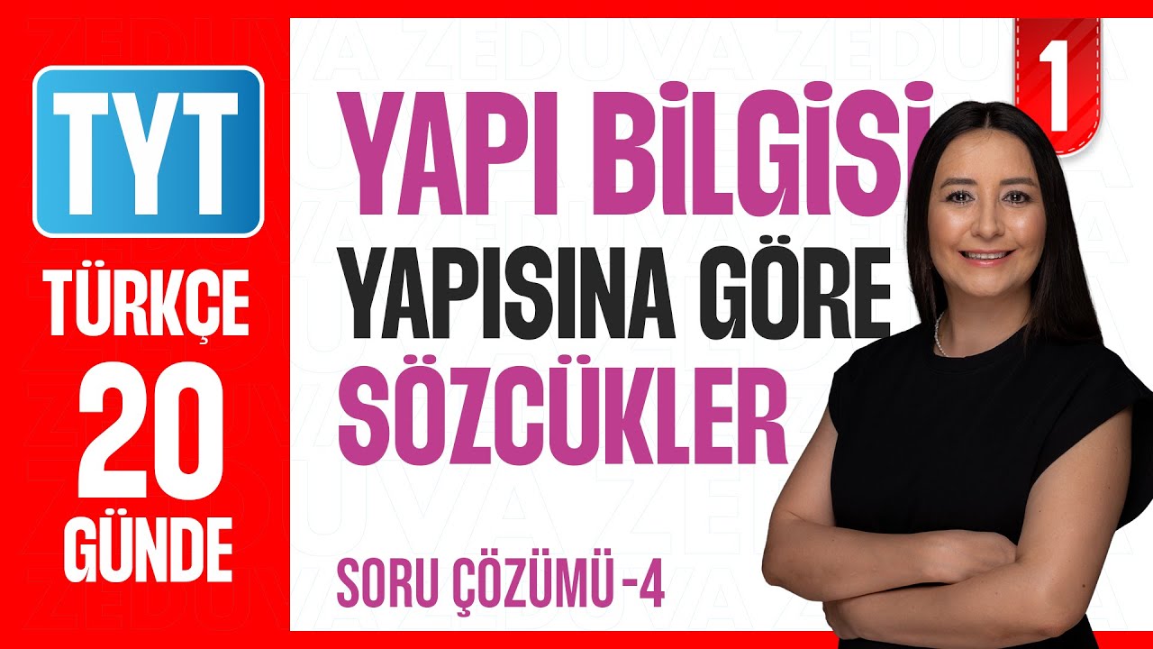 Yapısına Göre Sözcükler  -  Yapı Bilgisi - Dil Bilgisi Kampı - Soru Çözümü - 2026 - 1. Gün-5. Test