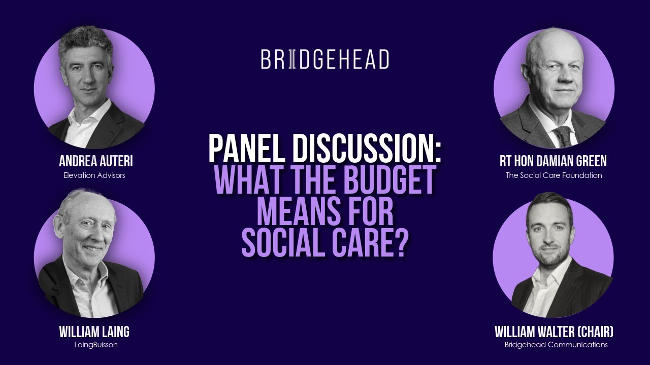 PANEL: What the Budget Means for Social Care