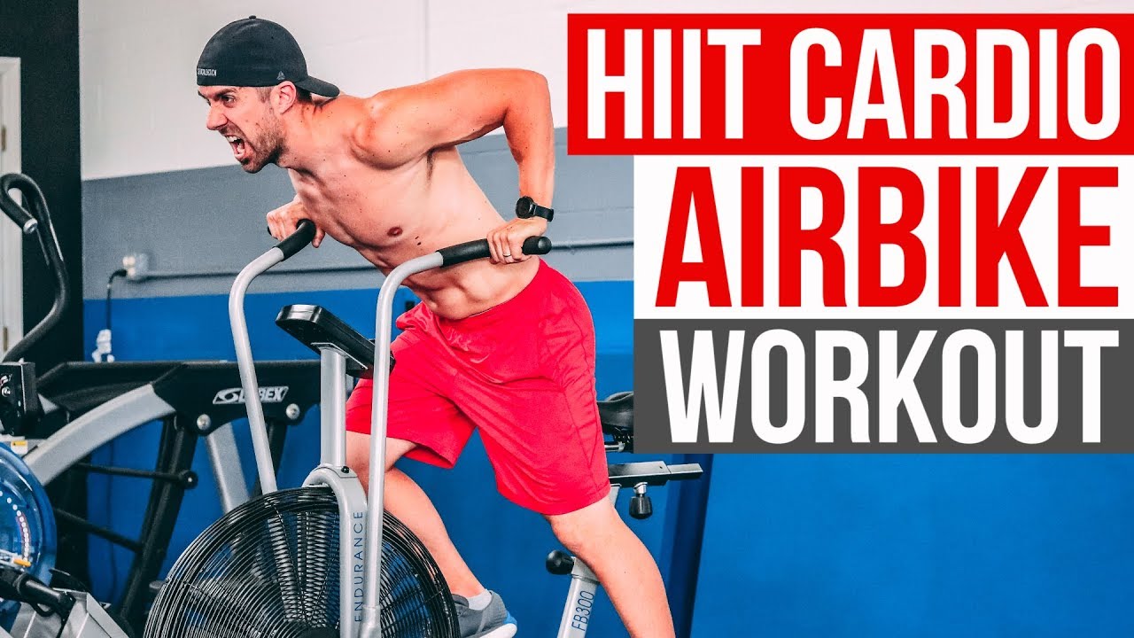 FAST Cardio Airbike Workout (Lose FAT with HIIT)