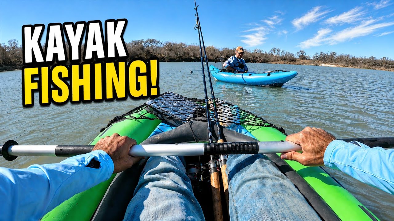 FIRST TIME KAYAK FISHING In The Lake!