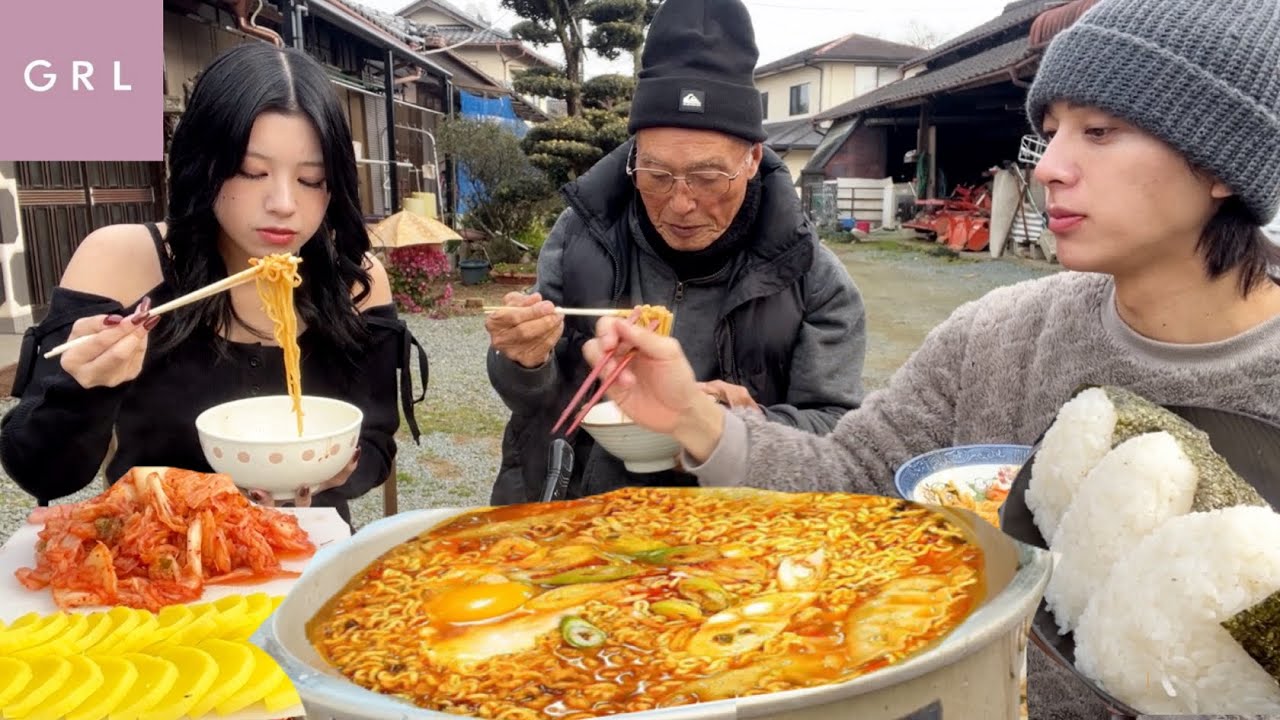 #12 真冬に屋外でラーメン大食いしたら幸せすぎた【GRL】