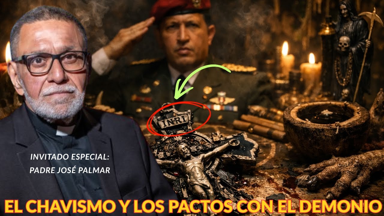 PADRE JOSE PALMAR: El PACTO SATÁNICO Y EL CRUCIFIJO MALDITO DE HUGO CHAVEZ
