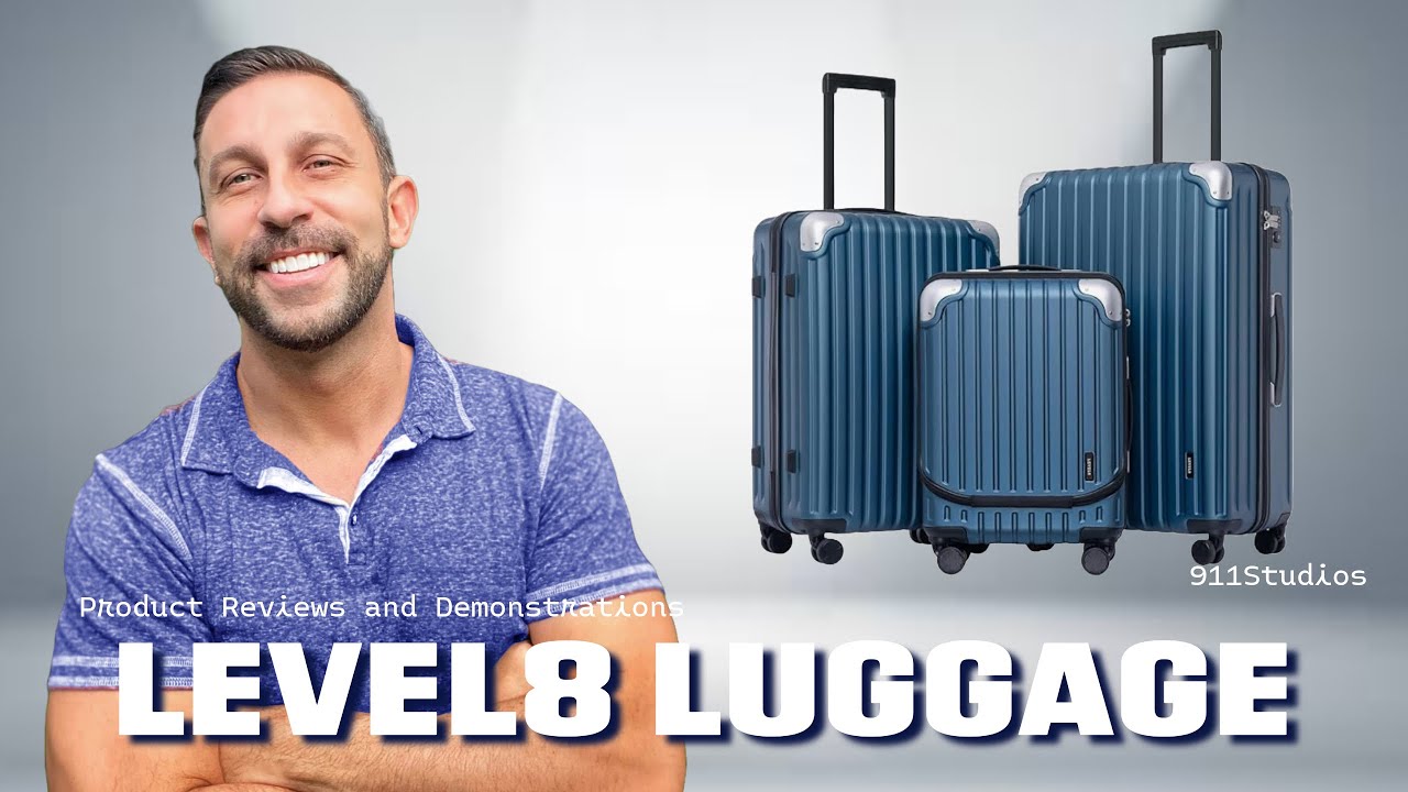LEVEL8 Grace Luggage Sets Hardshell Suitcase with Wheels