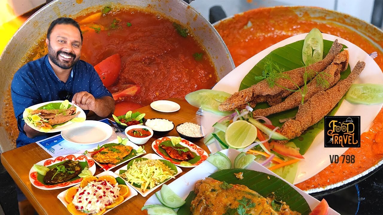 കാന്തിരി മീനും ചുമല ആവോലിയും ഫ്രഷ് ക്യാച്ചിൽ | Kanthari Fish + Red Fish Fry at Fresh Catch Mysore