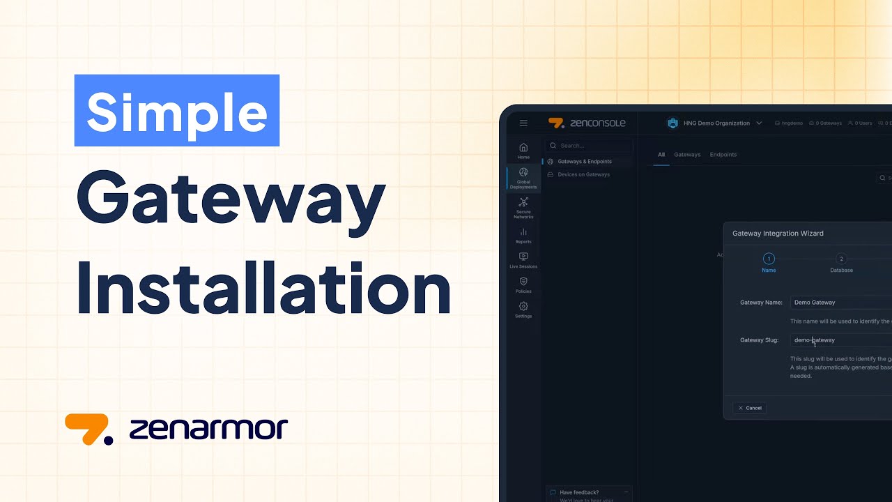 Zenarmor SASE - Simple Gateway Installation