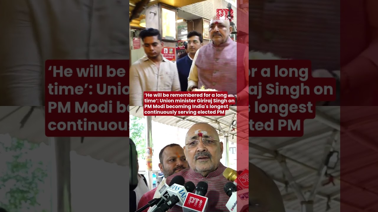 &lsquo;He will be remembered for a long time&rsquo;: Union minister Giriraj Singh on PM Modi
