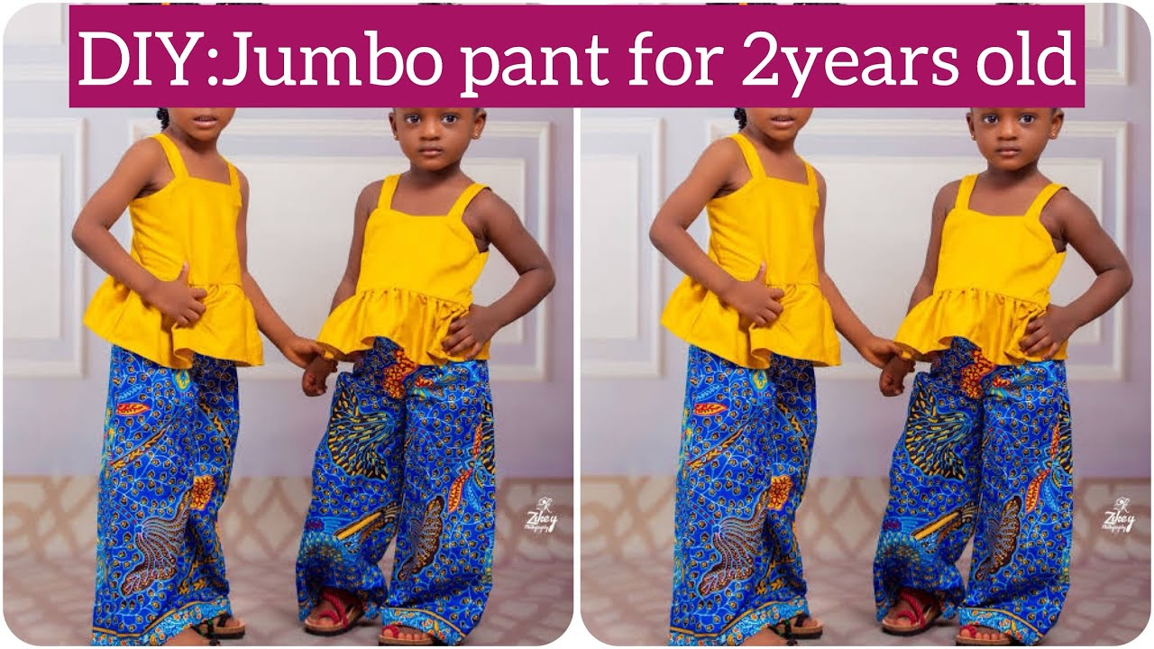 HOW TO CUT AND SEW TRENDY ANKARA JUMBO PANTS (beginners’ friendly) TUTORIAL | TRENDING TROUSER