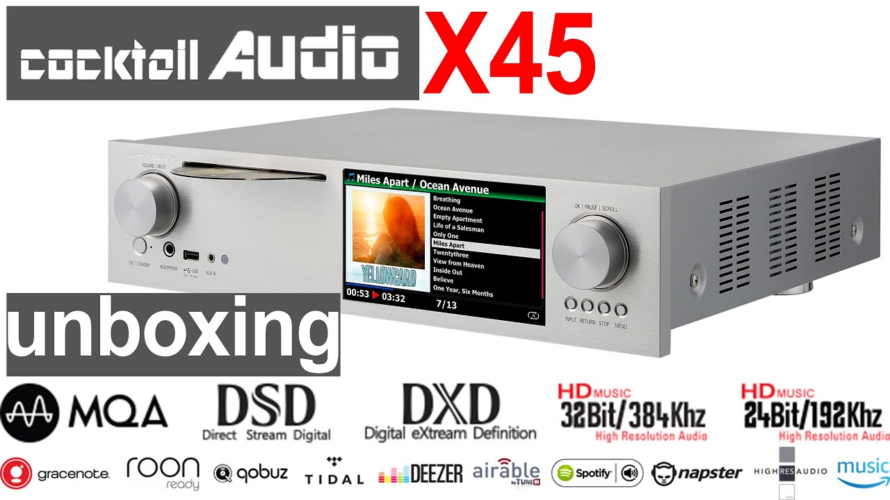 Cocktail Audio X45 High-resolution Audiophile Music Player and DAC - 24Bit/192Khz [UNBOXING]