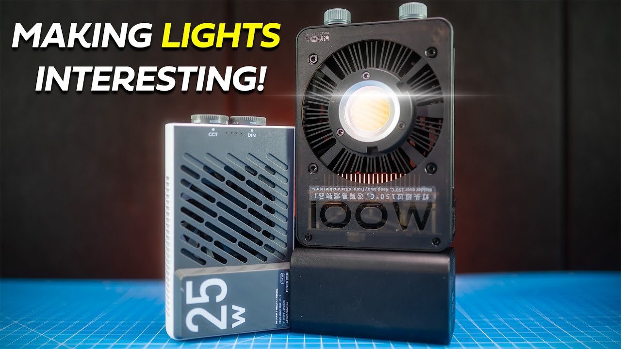 Zhiyun Cinepeer CM25 & CX100 - The Budget Video lights we have been waiting for!