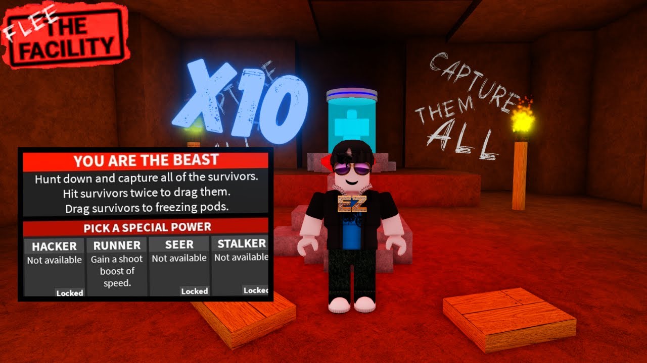 10 Beast Rounds in One Video! (Roblox Flee the Facility)