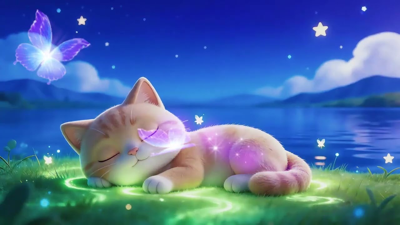 Calming Sleep Music for a Restful Night | Healing Piano Melodies & Whimsical Fairy Tale Visuals ✨