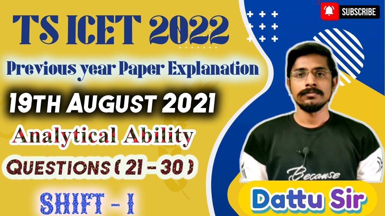 ts icet 2021 paper explanation | icet preparation | iq academy