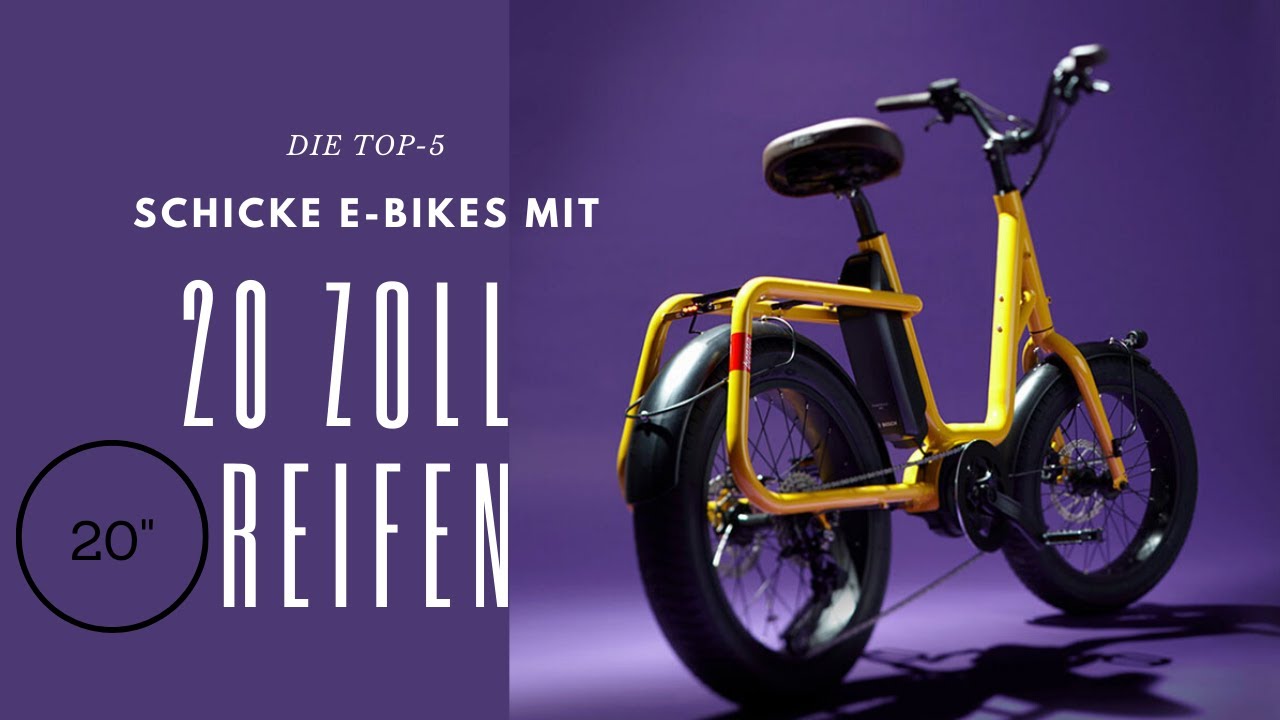 Top 5: 20 Zoll E-Bikes mit Style