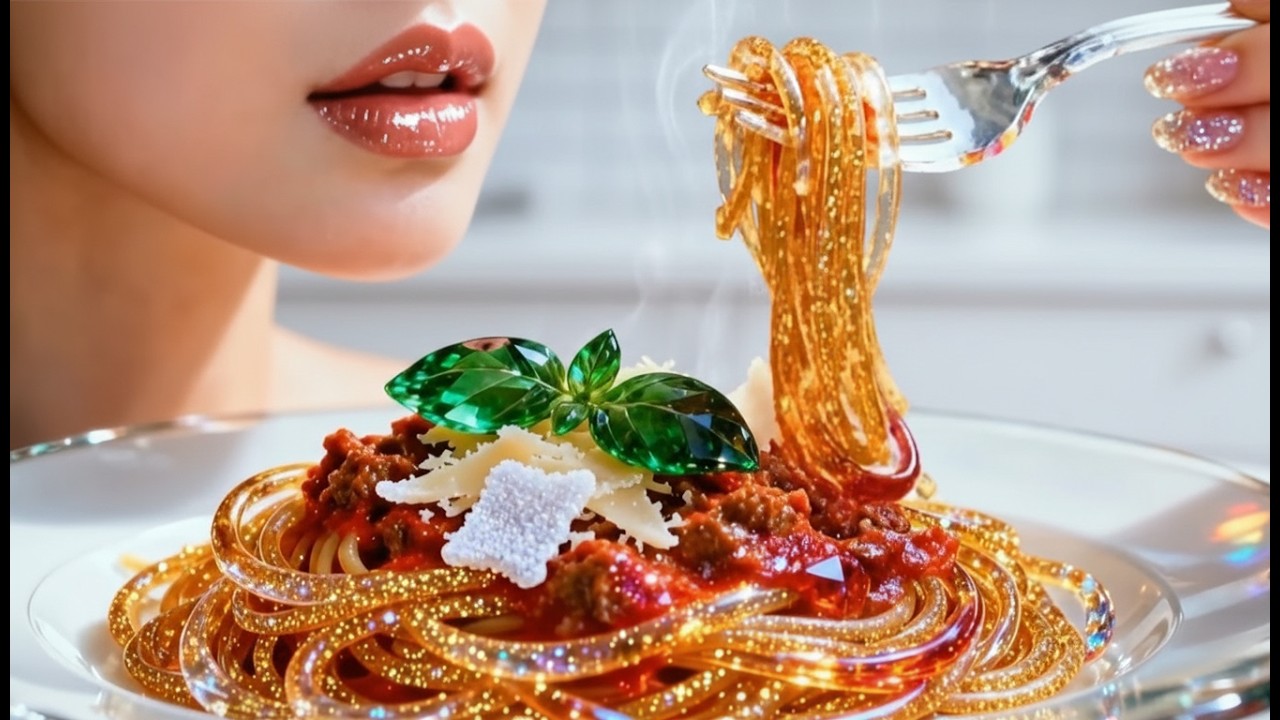 Wait… This Spaghetti Is Made of Glass?! |  SATISFYING ASMR