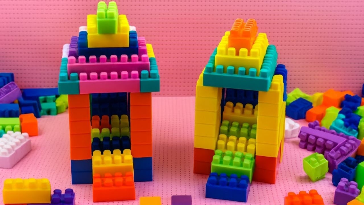 Satisfying DIY  House ASMR Building Blocks/block game/lego blocks
