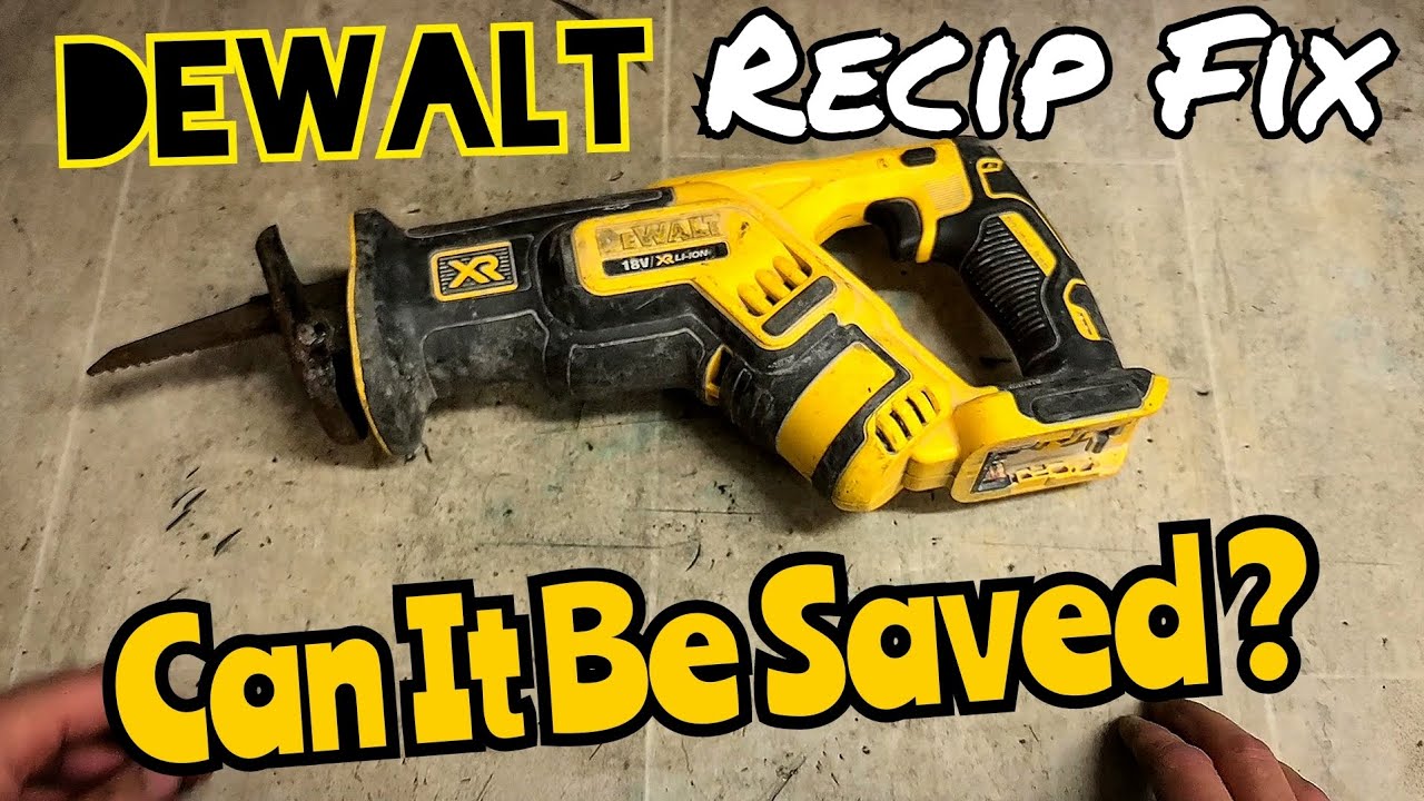 Jammed up Dewalt Recip saw, Can it be saved?
